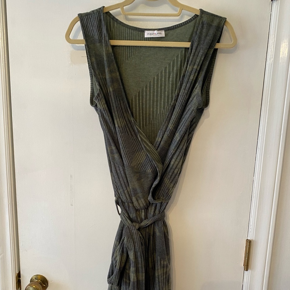 Boutique Romper- Camo